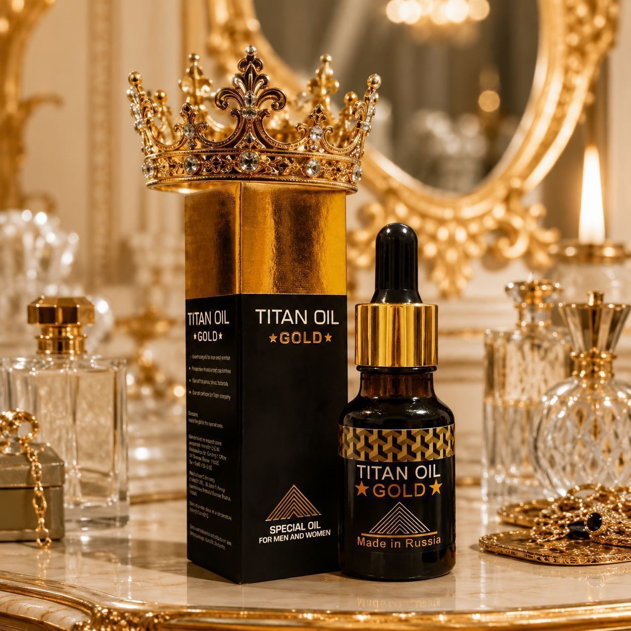 روغن تیتان طلایی وارداتی2عددیtitangold با ضمانت اصل بودن(تخفیف محرم)